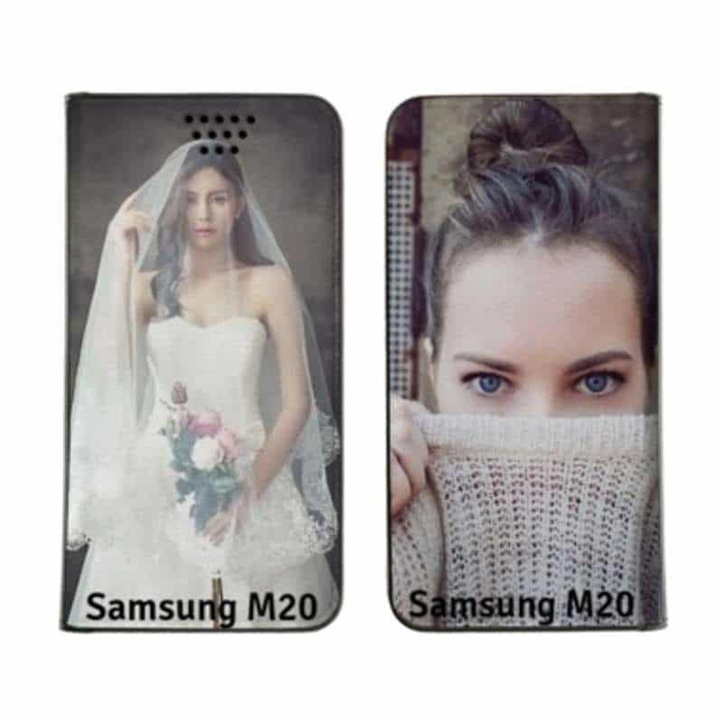 Etui RECTO VERSO pour Samsung Galaxy M20