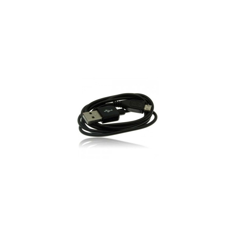 CÂBLE USB NOIR POUR BLACKBERRY, SAMSUNG ET AUTRES MODELES