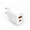 Chargeur mural XO CE12 20W USB-C & USB-A