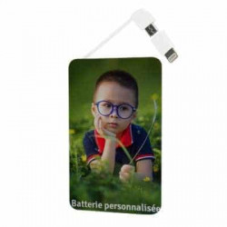 batterie externe personnalisée Slim